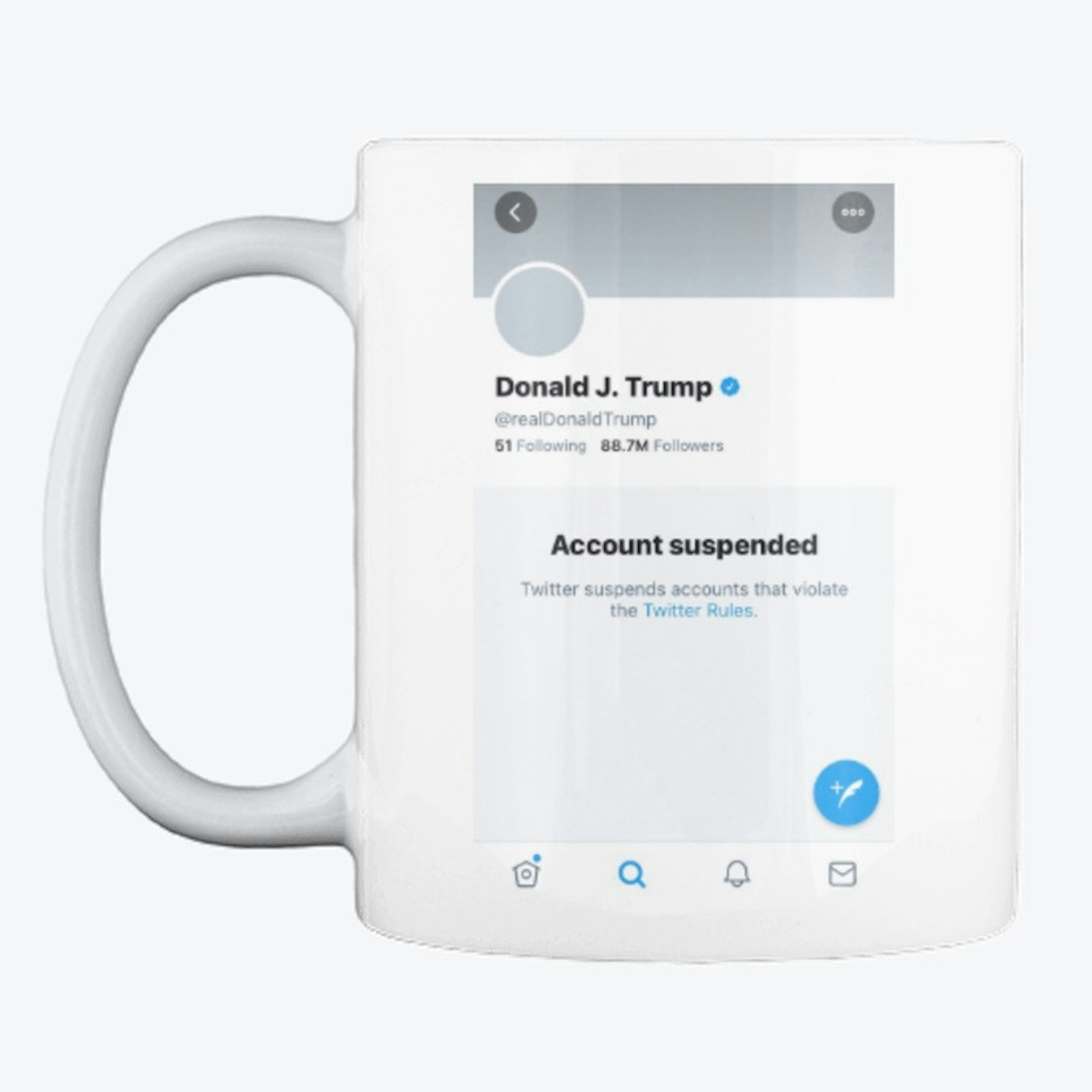 #TrumpBanned Mug